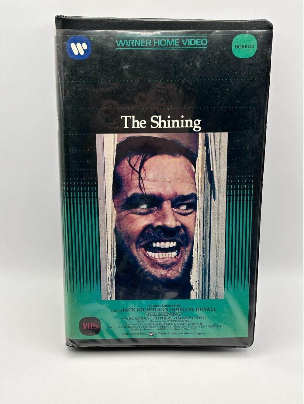 The Shining VHS Warner Clamshell 11079 Jack Nicholson Kubrick Horror